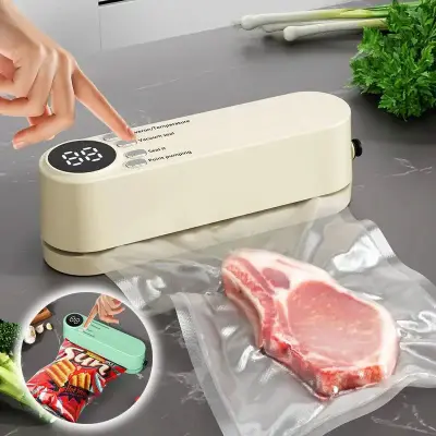 Automatic Vacuum Sealer Machine ماكينة تفريغ الهواء ولحام أكياس حفظ الطعام