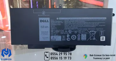 Batterie DELL Originale – Type GJKNX | 68Wh | 7.6V