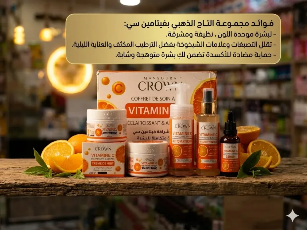 مجموعة "Mansoura Crown" المتكاملة للعناية بالبشرة