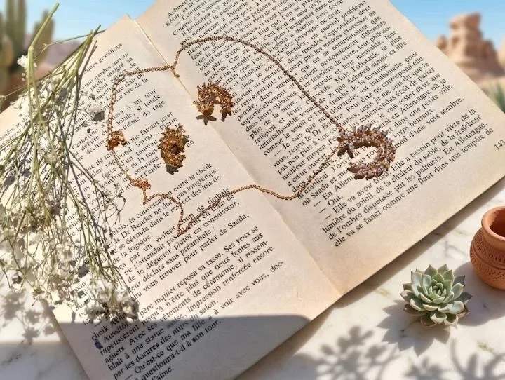 ✨ Parure Laurel Moon – Collier & Boucles