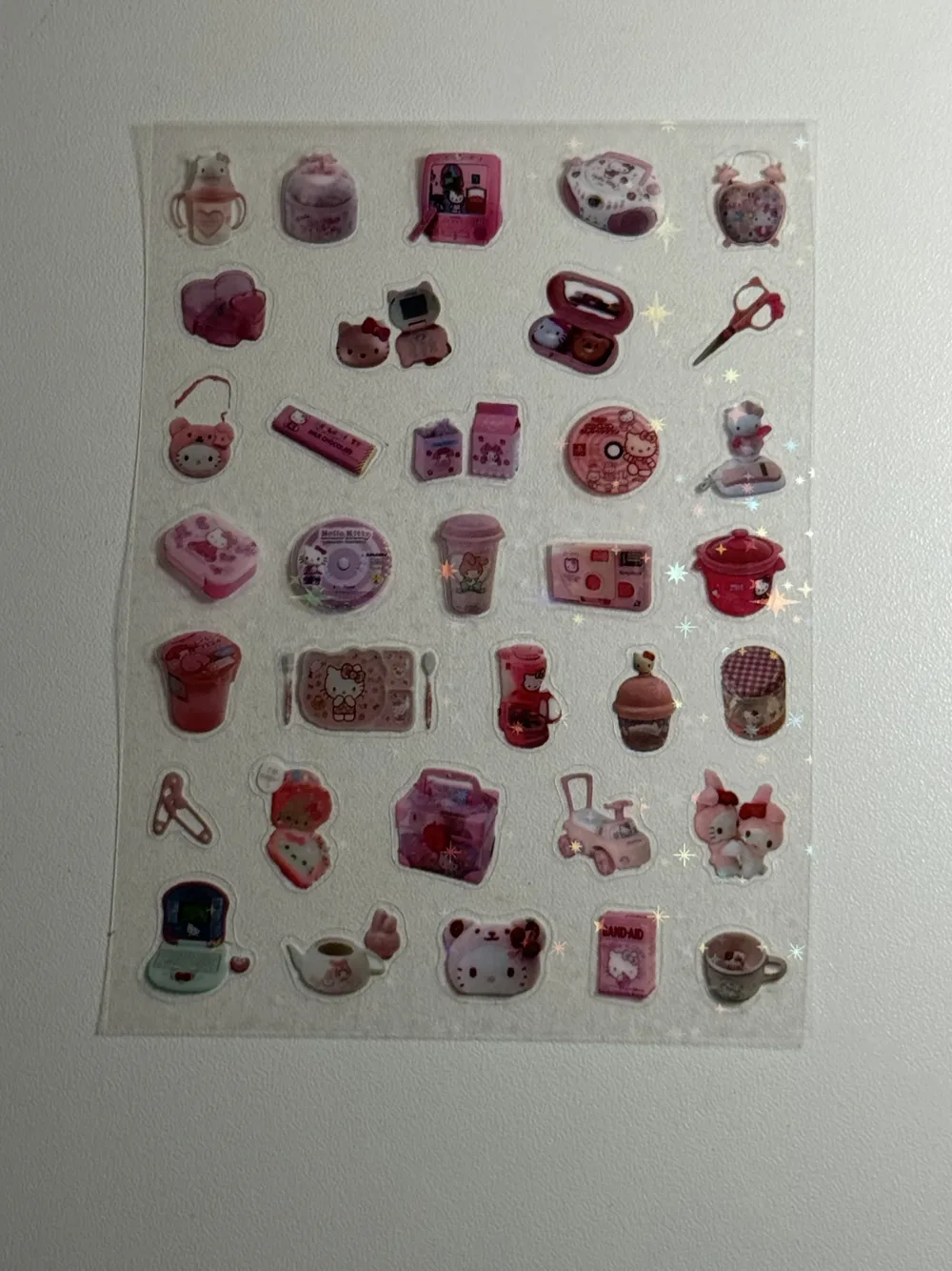 Water proof hello kitty stickers sheet