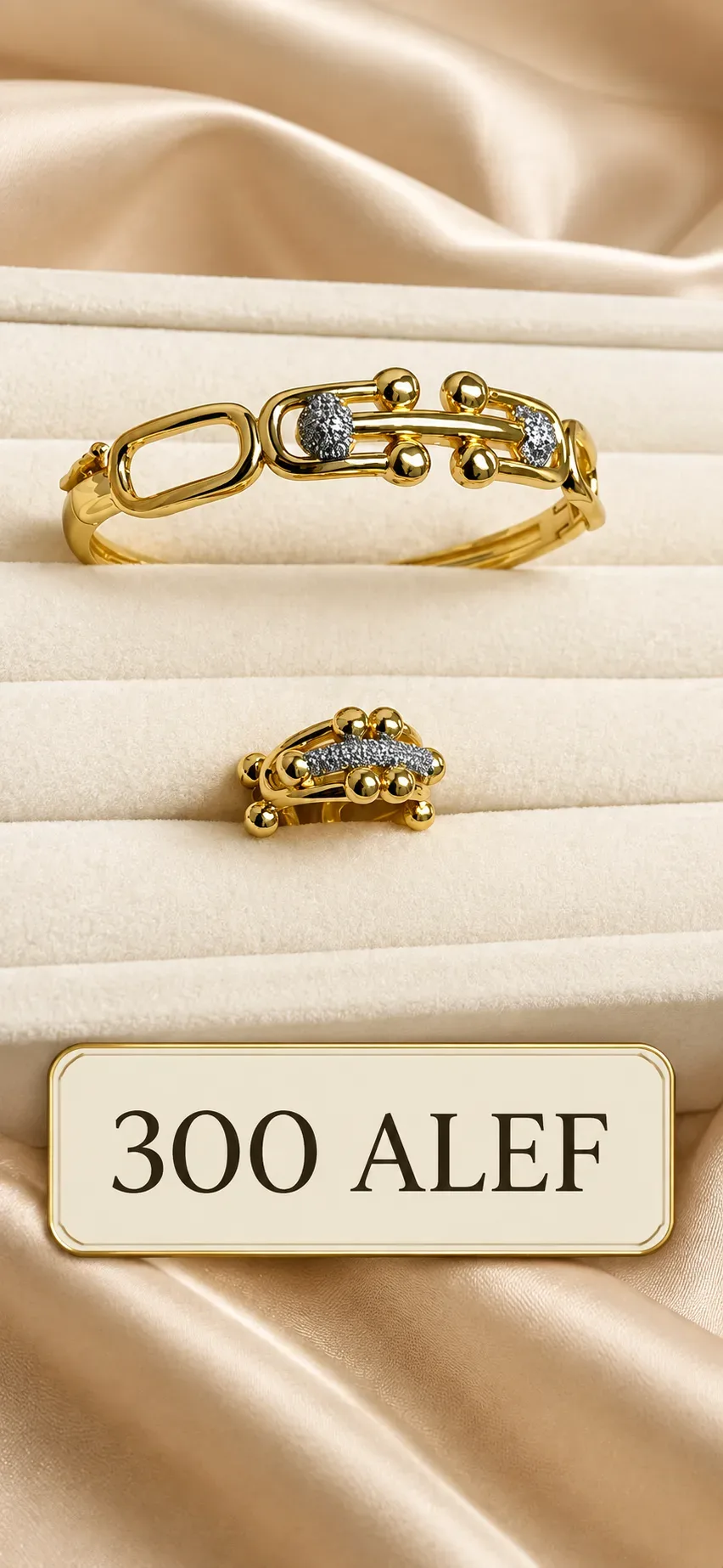 Bracelet et bague « Tiffany »