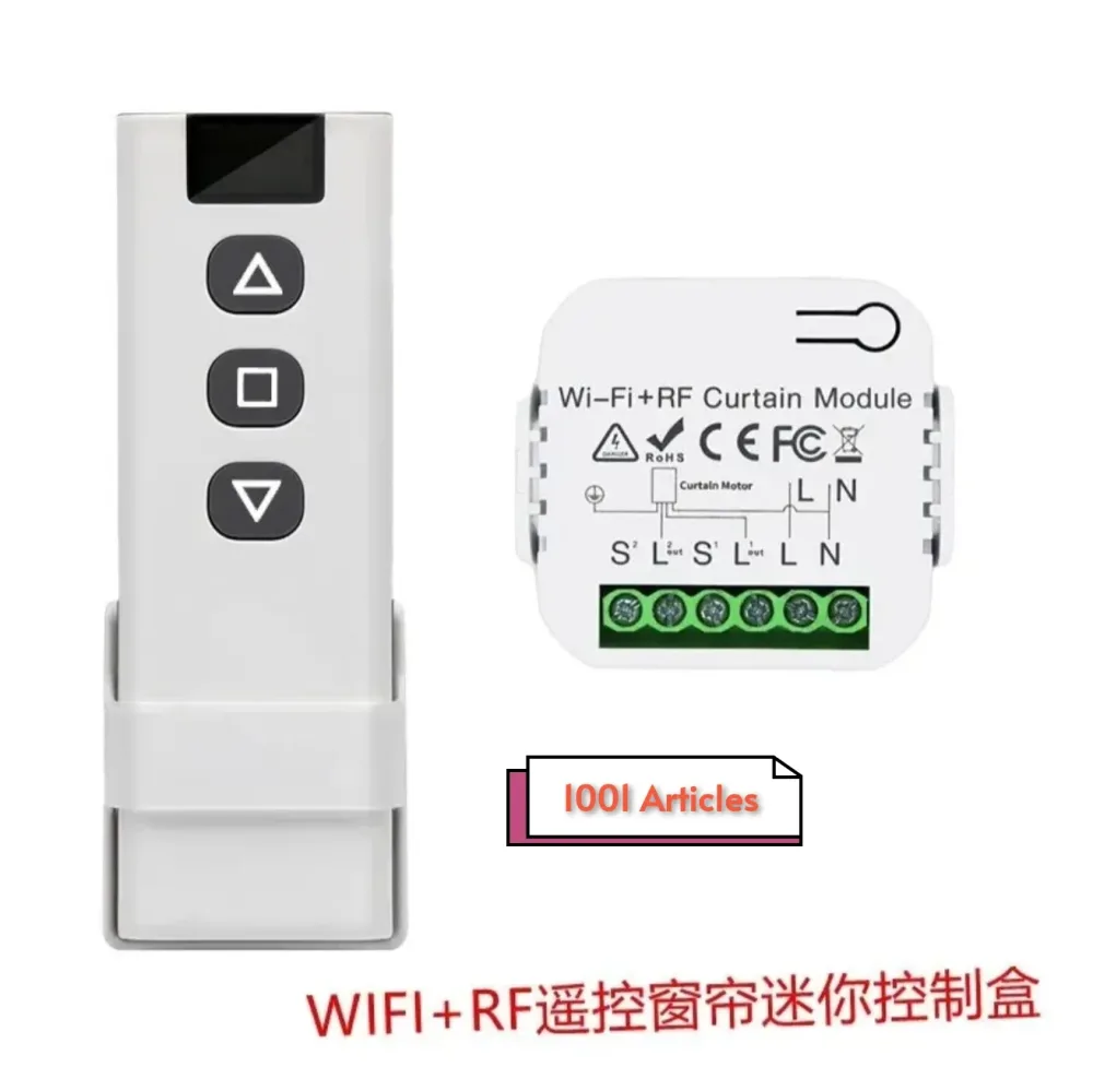 Switch / Remote RF Smart pour contrôle des Volets