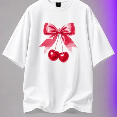 CHERRY BOW TSHIRT