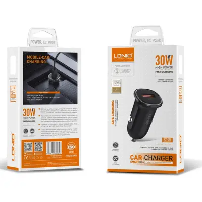 30W PD Super Fast Car charger C105
