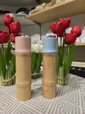 Moulin à Épices en Bois Style Bambou — Rose et Bleu