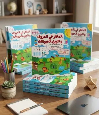 كتاب الماهر في الحروف و تلوين الحيوانات