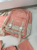 Ensemble de sacs d’école Kawai pour adolescents 5Pcs YISIYUAN Rose – محفظة 5 قطع كاواي وردي