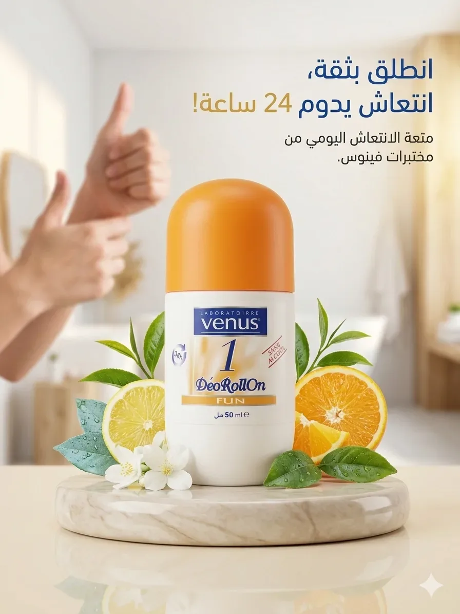 مزيل العرق Venus DeoRollOn FUN