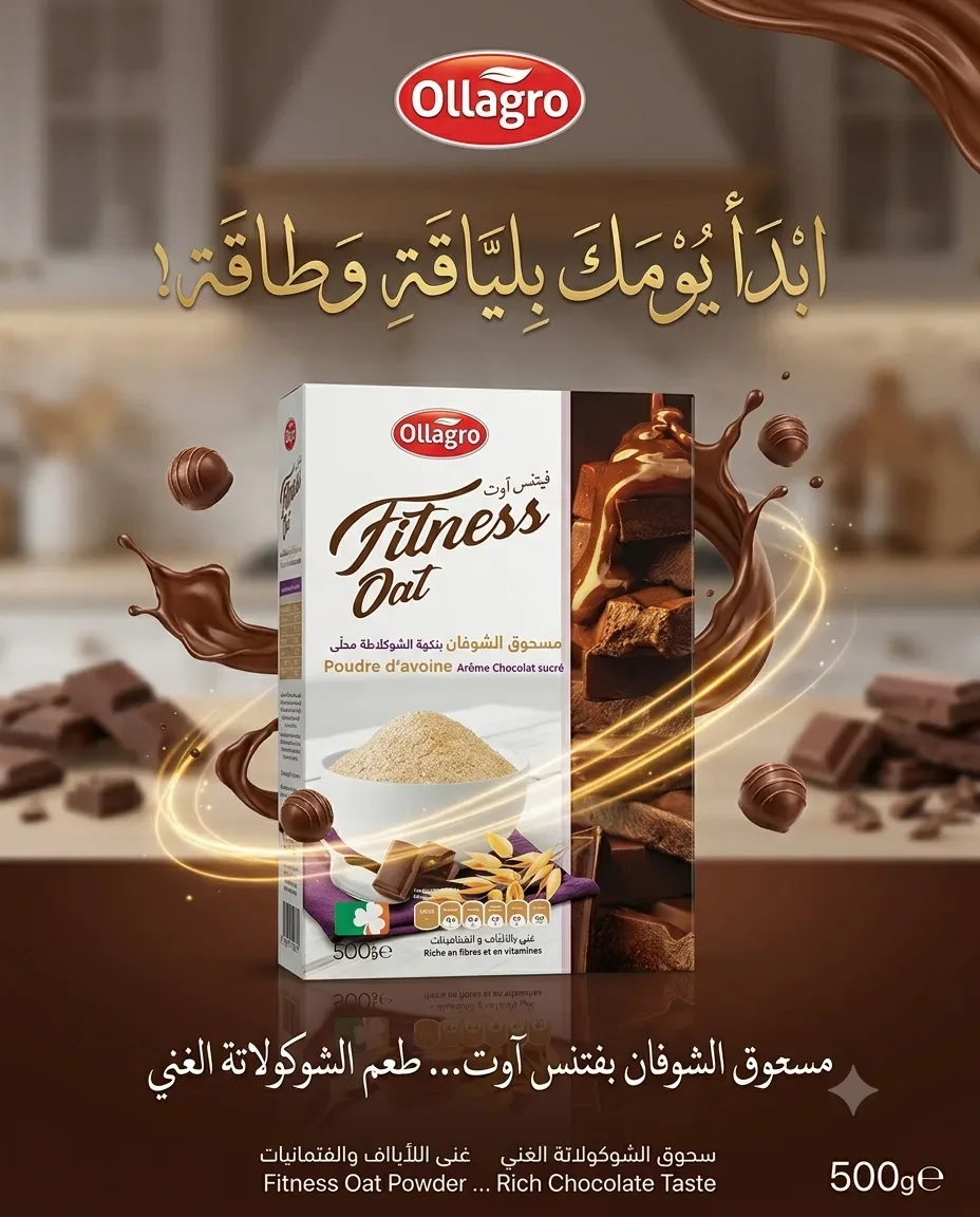 Fitness out مسحوق الشوفان 500غ