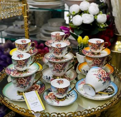 سرفيس قهوة حليب 24 قطعة- service café au lait 24 piece