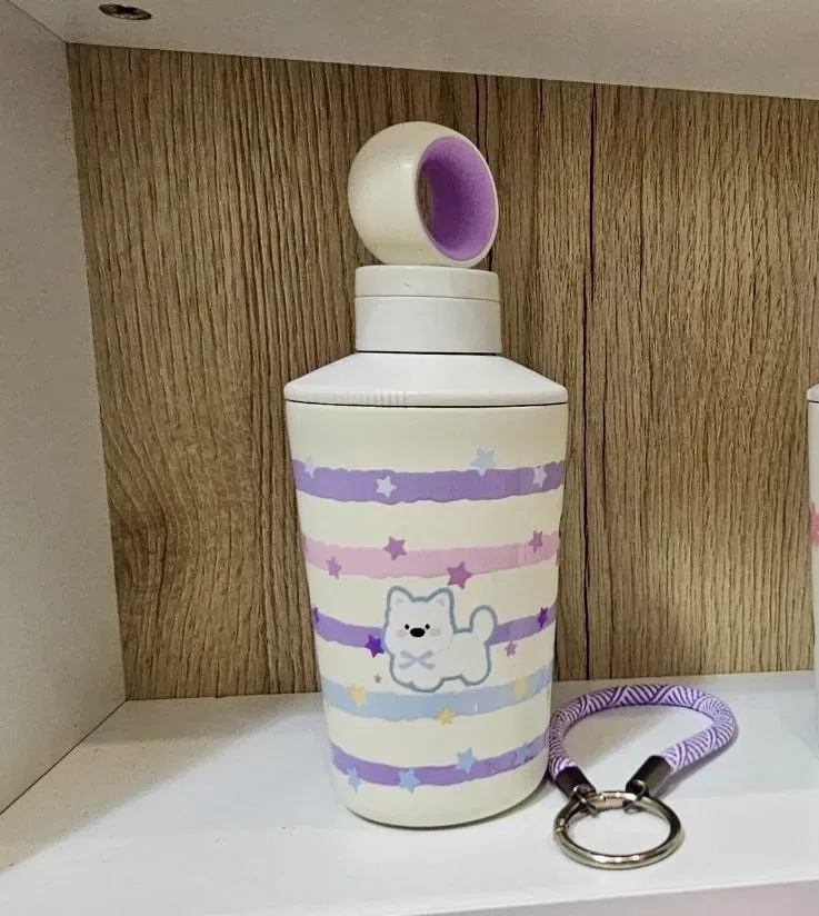 Gourde Kawaii avec Dragonne – Motifs Chien & Panda