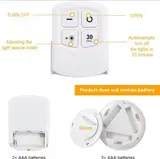 3 lampes avec télécommande