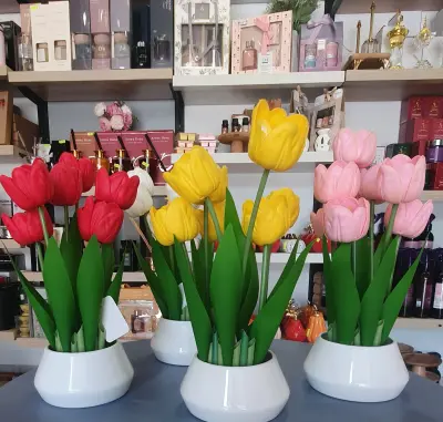 Composition floral tulipe