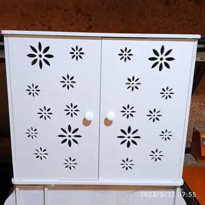 Double-Door Decorative Wall Cabinet CNC File