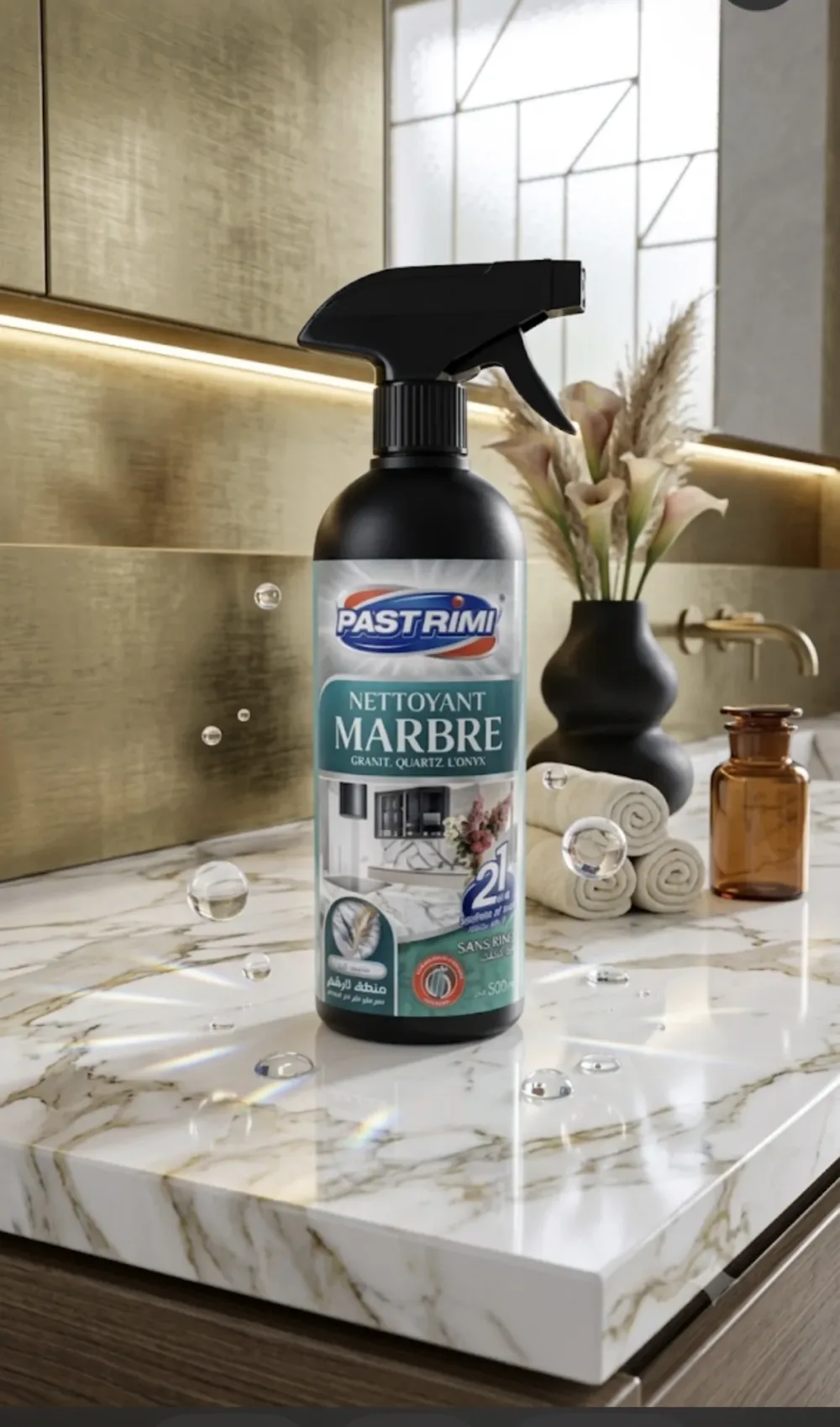 🏛️✨ PASTRIMI Nettoyant Marbre – منظف الرخام والحجر الطبيعي
