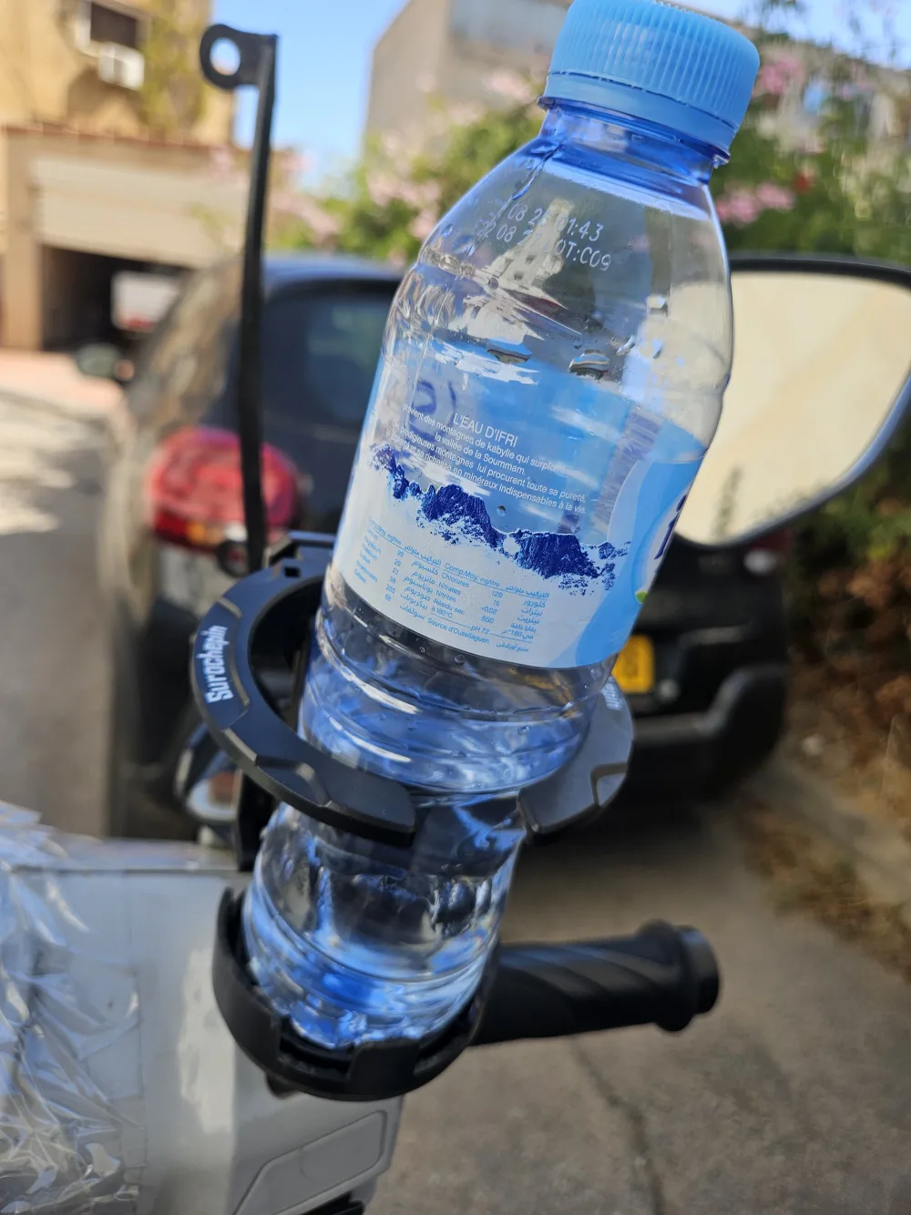 حامل قارورات للدراجات نارية  قابل للطي