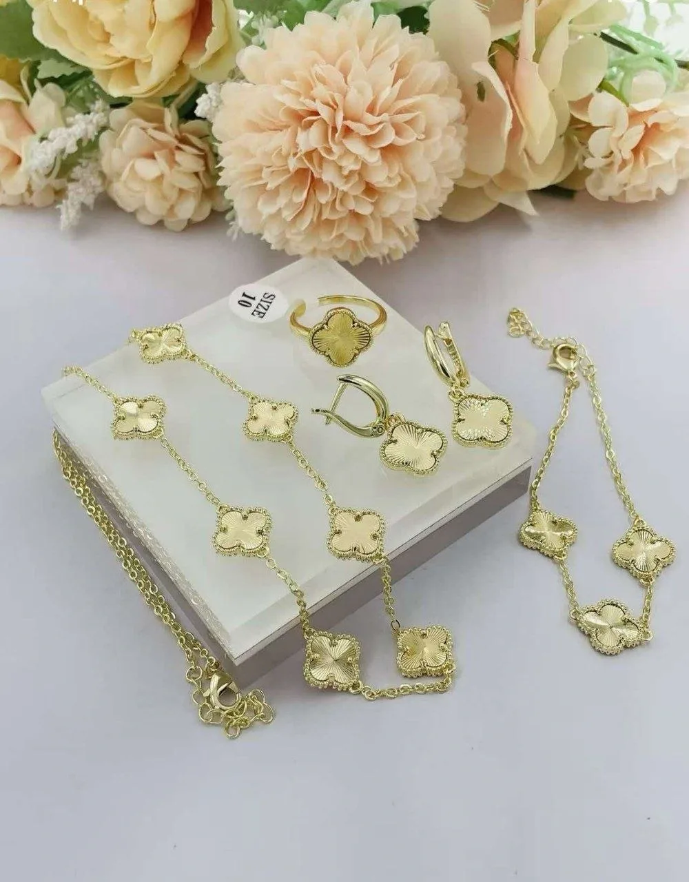 (Four-leaf clover (Parure plaque 🌟😍