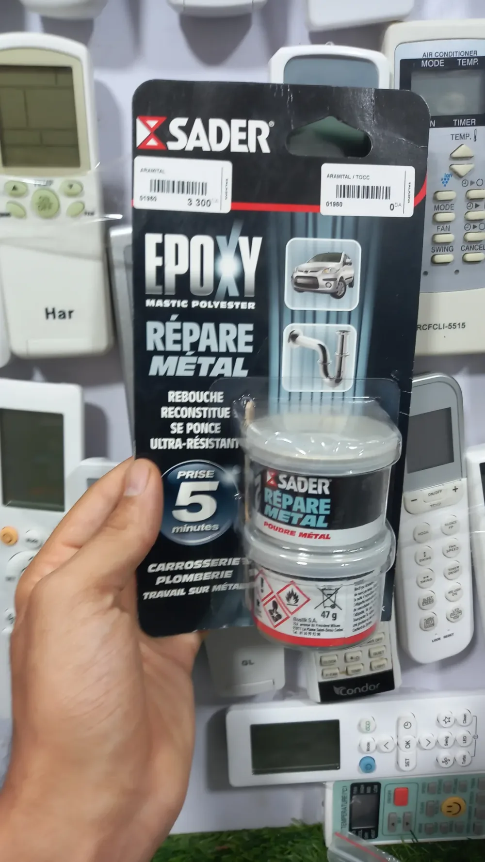 Répare métal ARAMETAL - SADER EPOXY