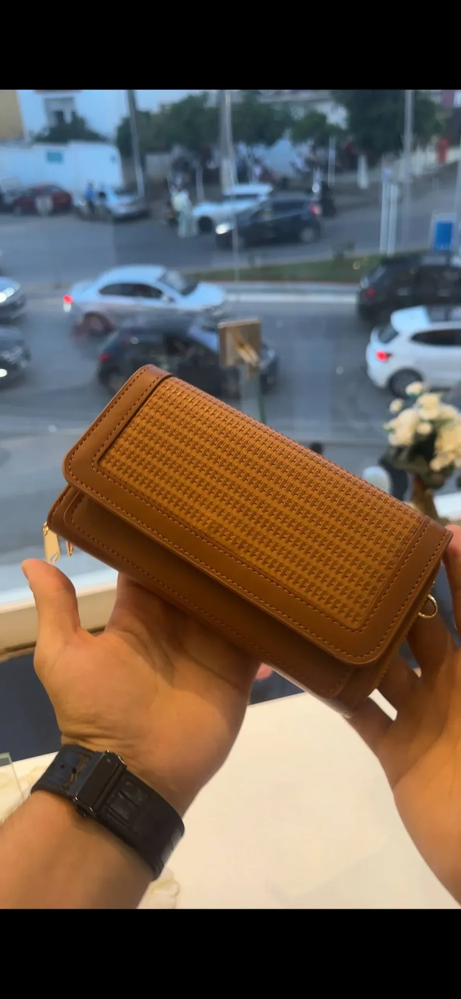 Pochette Continental Tressée