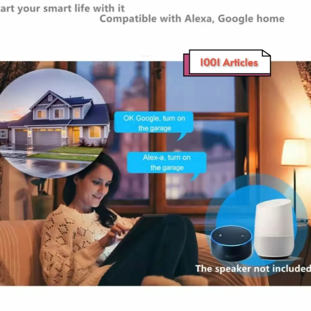Module contrôleur WiFi Tuya ouvre porte de garage intelligent