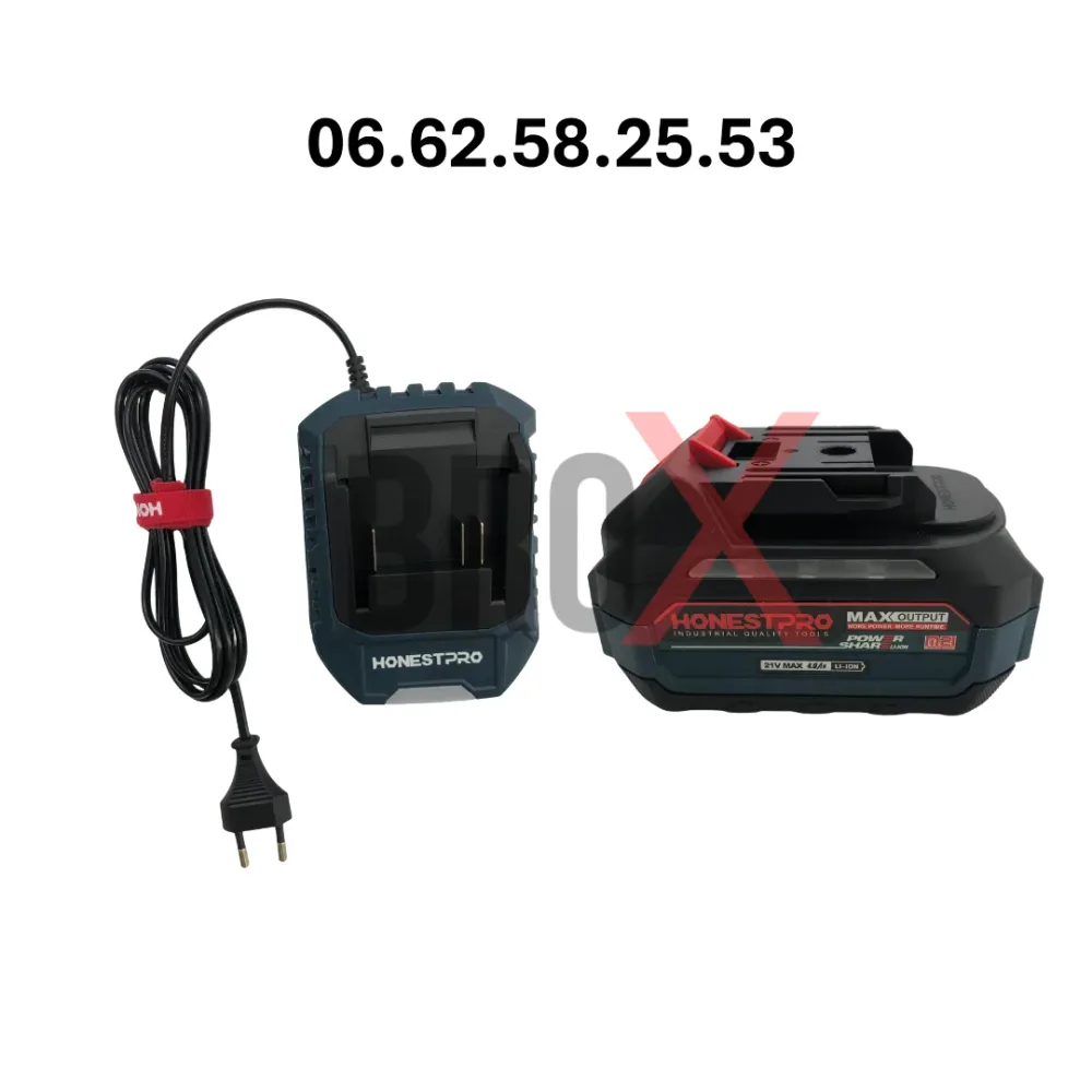 Marteau Perforateur Sans Fil 21V - HONESTPRO YAE2650 (Brushless)