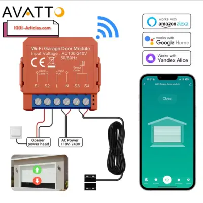 Module Ouvre Porte de Garage - AVATTO - WiFi - Tuya Smart