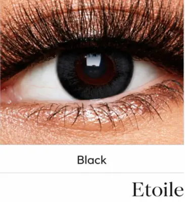 Black lentille