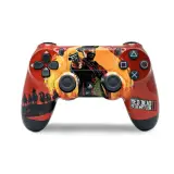 SONY DualShock Manette PS4 Sans Fil, Batterie Rechargeable (High Copy) – Edition Read Dead Redemption 2
