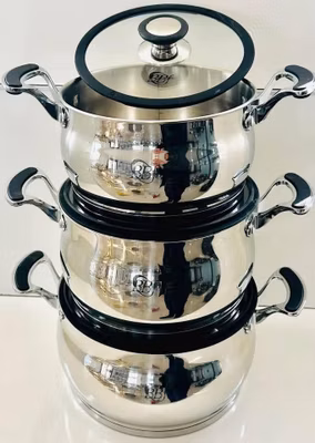 طقم قدور الطهي BBF من الإينوكس 18/10 – Série Casserole BBf
