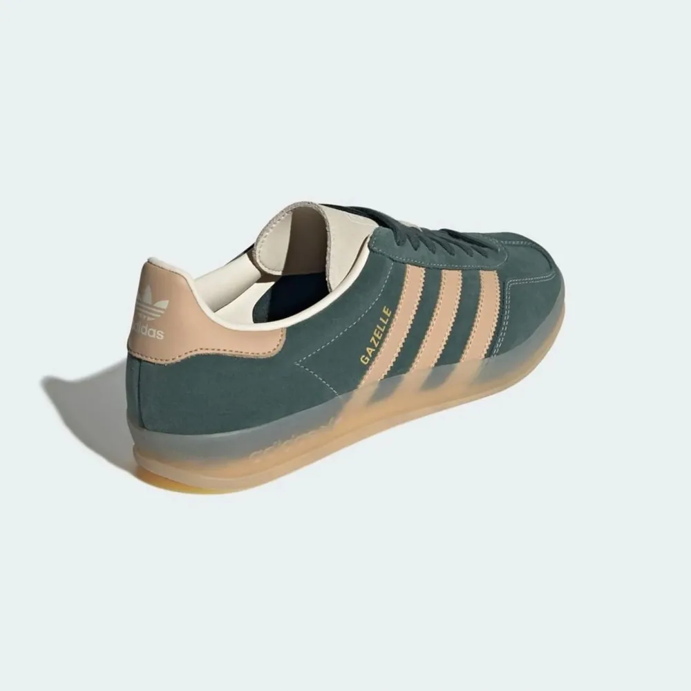 Adidas Gazelle Indoor Shadow Green Warm Sandstone