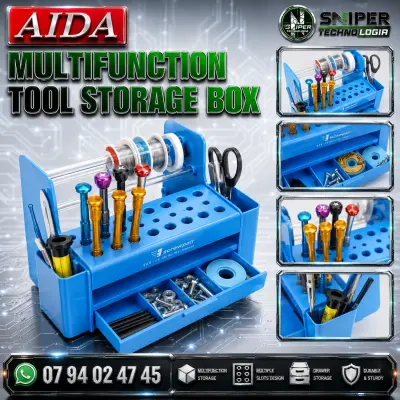 MULTIFUNCTION TOOL STORAGE BOX AIDA AD-001G