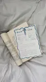 Book club card