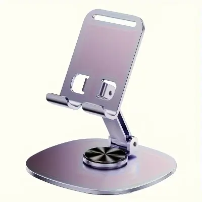Support Téléphone Métallique Pliable 360° – Bureau