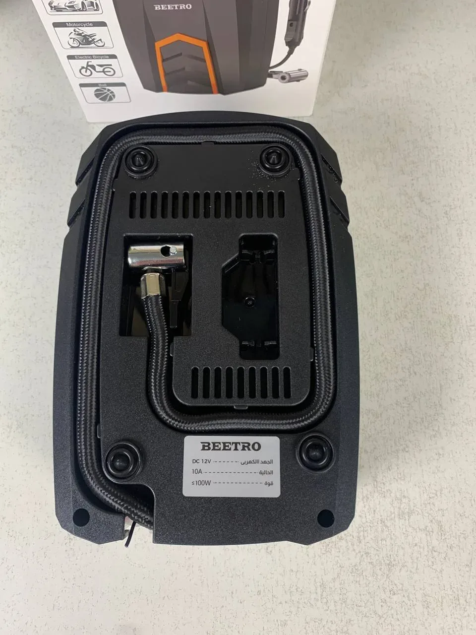 Compresseur de Voiture BEETRO BE0172 150 PSI - مضخة وضاغط الهواء للسيارات بقوة 100 واط