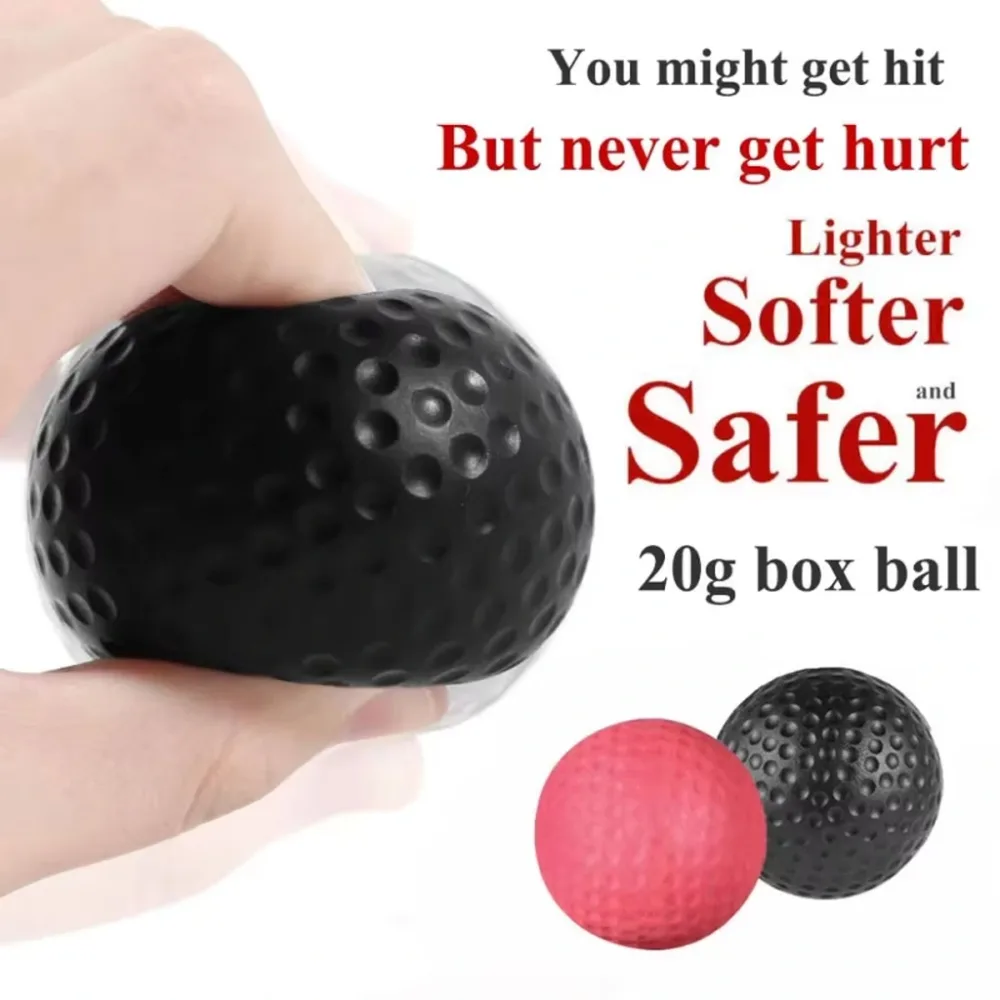 Balle de Boxe Reflex pour améliorer la coordination œil-main 3Pcs
