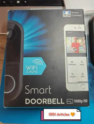 LSC DOORBELL - Tuya Smart Wi-Fi, Sonnette video et caméra sans fil, Interphone