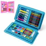 Kit d'Art Complet Peinture pour Enfants 42Pcs - علبة أدوات الرسم والتلوين الشاملة للأطفال مع حقيبة محمولة