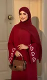 عباءة القلوب الفاخرة