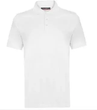 Polo 100% coton Pierre cardin  Blanc