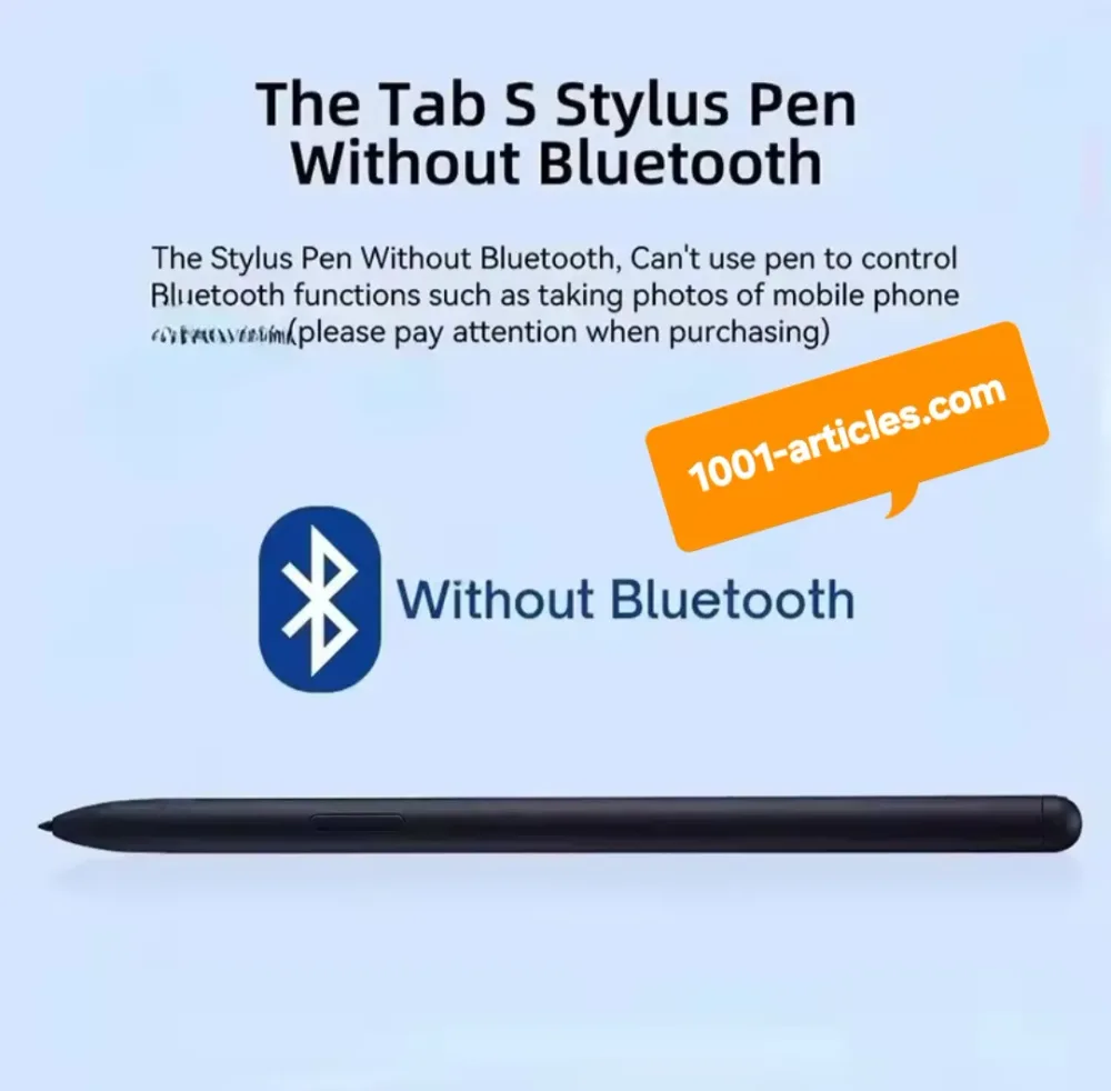 Stylet Tactile sans Bluetooth, S Pen pour Tablette Samsung, Tab S7, S8, S9.