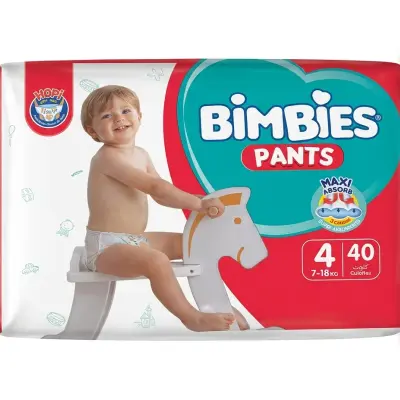 Bimbies حفاظة كلوت 4-40