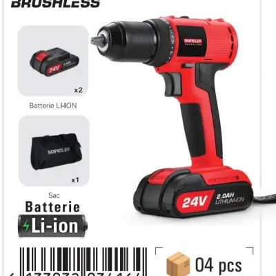 Perceuse visseuse 24v Brushless