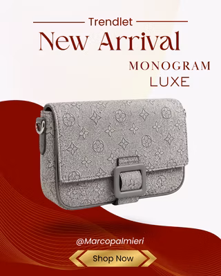MONOGRAM LUXE – Pochette Chic Premium