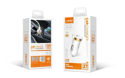 27W Mini Size USB-C Fast Car charger C22Q