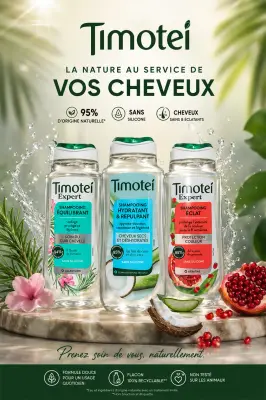 Timotei Shampoing Cheveux Sec et déshydraté
