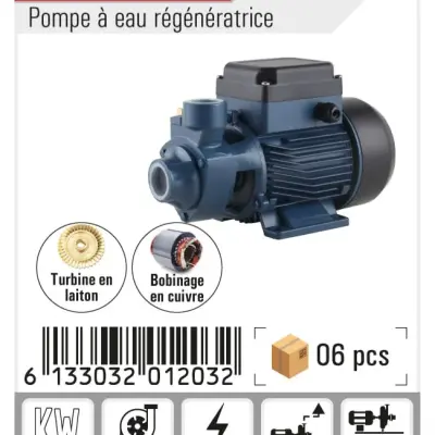 Pompe à eau régénératrice