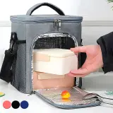 Sac à déjeuner isotherme de grande capacité avec bandoulière