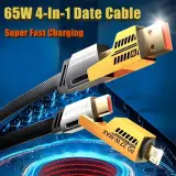 Chargeur Voiture 3en1 Fast Charge 45W - شاحن سيارة سريع