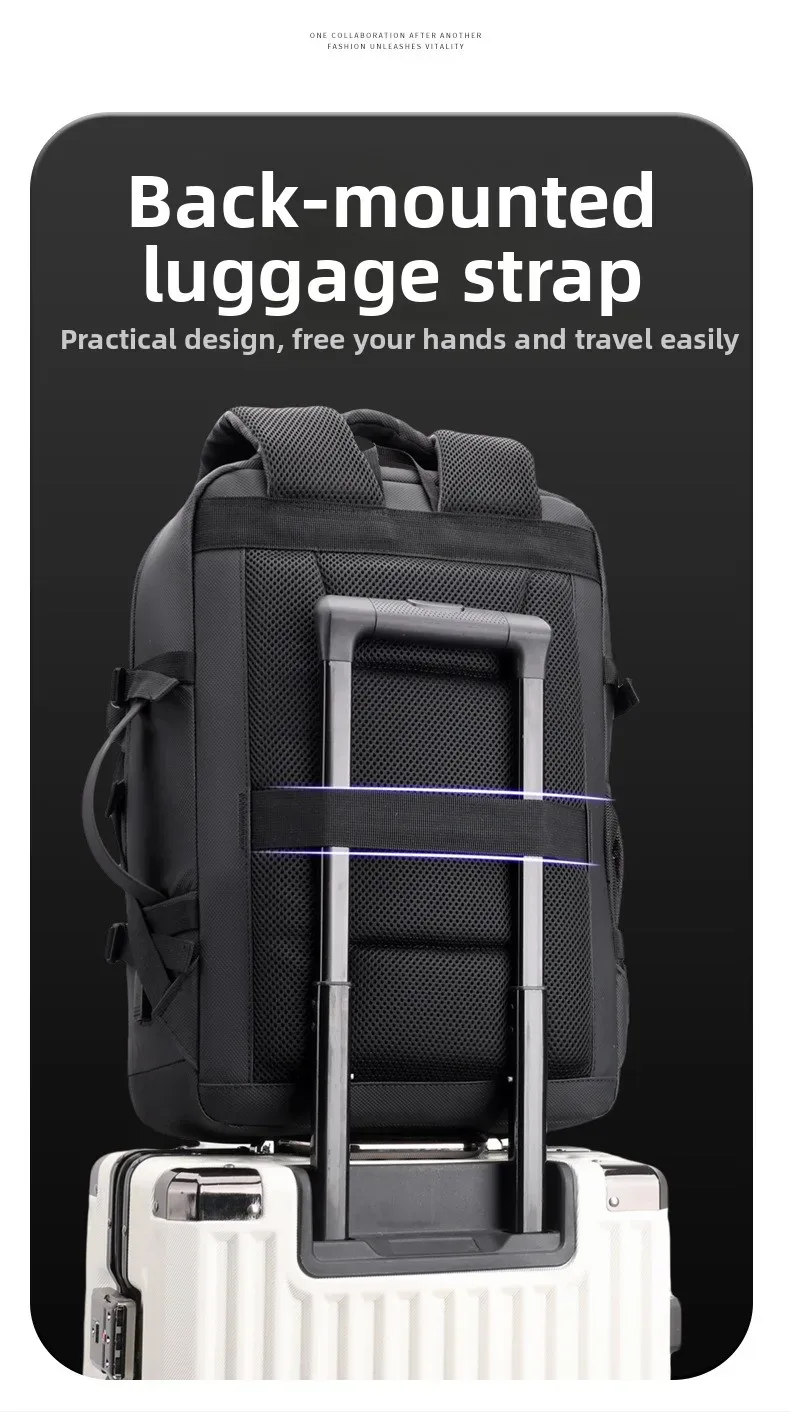 Sac à Dos pour Ordinateur Portable Grande Capacité et Anti-Vol Bomag Boy Noir - حقيبة ظهر للكمبيوتر المحمول واسعة ومانعة للسرقة